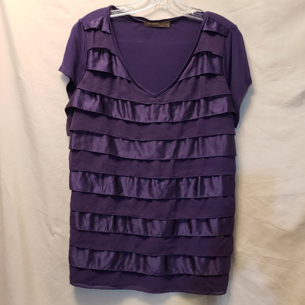 The LImited Purple Ruffled Top